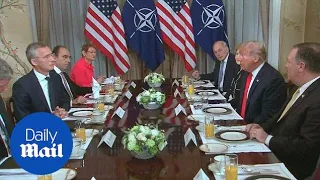 'Germany is totally controlled by Russia': Trump at NATO meeting