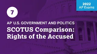 2022 Live Review 7 | AP U.S. Government | SCOTUS Comparison: Rights of the Accused