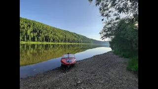 Отдых на р. Вишера. пос. Вишерогорск. Рыбалка. Сплав. Июнь 2021.