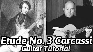 Etude No.3 'Study in A Major' | Carcassi | Acoustic Guitar Lesson | NBN Guitar