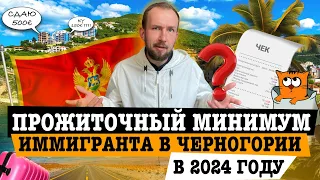 СКОЛЬКО ДЕНЕГ НАДО НА 1 МЕСЯЦ В ЧЕРНОГОРИИ в 2024 году #черногория #черногория2024 #иммиграция