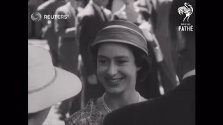 MAURITIUS: PRINCESS MARGARET CONTINUES ROYAL TOUR (1956)