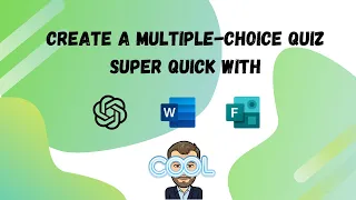 Multiple choice quiz in minutes with Chatp GPT, Word and Forms