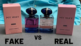 Fake vs Real Armani My Way Intense Perfume 90 ml