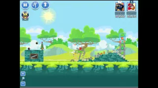 Angry Birds Friends ,Tournament Week 164 Level 2,Get three Star , June 29 2015, Angry birds playe