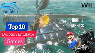 Top 10 best of all time games Dolphin Emulator games Android (Nintendo Wii Games)