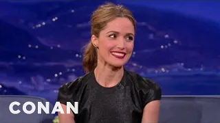 Rose Byrne Loves Nicolas Cage | CONAN on TBS