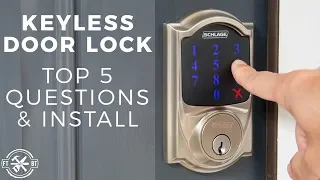 Keyless Door Lock Install & Top 5 Questions | Schlage Connect