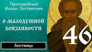 46/84 Иоанн Лествичник ☦️ O мaлoдyшнoй бoязливocти, или cтpaxoвaнии