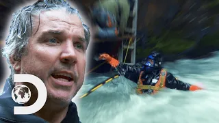 Dustin Risks His Life To Dive The Chute | Gold Rush: White Water