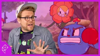 Adam Conover plays Cuphead at the highest (emotional) difficulty