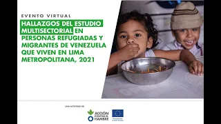 Estudio multisectorial personas refugiadas y migrantes de Venezuela que viven en Lima Metropolitana