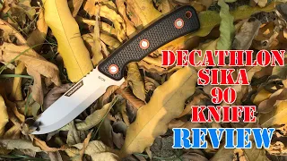 Decathlon Solognac Sika 90 Knife Review | adventure travel | unboxing