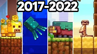 All Minecraft Mob/Biome Votes Animations (2017-2022)