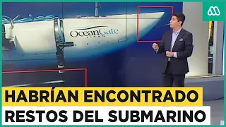 Informan que encuentran restos del submarino desaparecido en las cercanía del Titanic