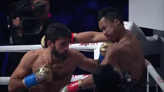 Marat Grigorian three punches KO Superbon Banchamek in slow motion