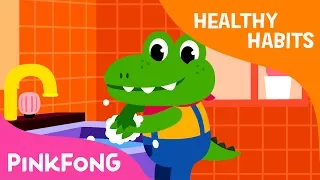 Wash Your Hands | Make bubbles and wash your hands | Healthy Habits | Pinkfong Songs for Children