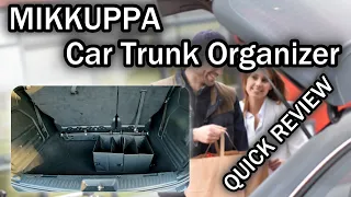 MIKKUPPA Car Trunk Organizer Foldable Box with Handle With Non-Slip Bottom (Black) QUICK REVIEW