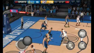 NBA LIVE MOBILE LEBRON HIT 3 FULL COURT SHOT IN ONE QUARTER