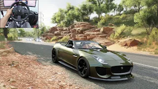 Jaguar F-Type Project 7 - Forza Horizon 3 | Thrustmaster TX gameplay
