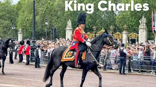 King Charles Rides on Horseback with Princess Anne & Prince William to Lead Birthday Parade