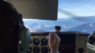 In volo sul Brenta con il Cessna I-MMCA di Italfly