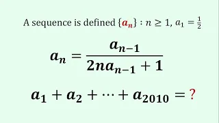 Ecuador's Math Olympiad | Sequence & Series Challenge!