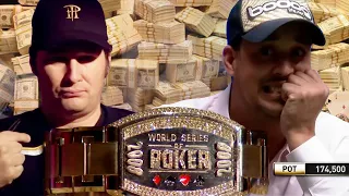 World Series of Poker Main Event 2008 Day 4 with Phil Hellmuth & Jean-Robert Bellande #WSOP