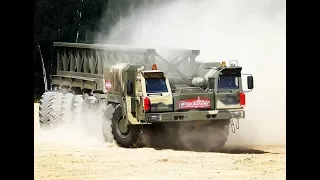 Dynamic display of KamAZ-7850 (16x16) "Platform-O" on the "Army-2018"