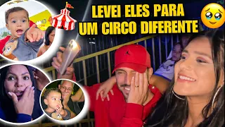 LEVEI MINHA FAMÍLIA PARA UM CIRCO NA MINHA CIDADE!! 😱🎪🥹🤡 *EMOCIONANTE*