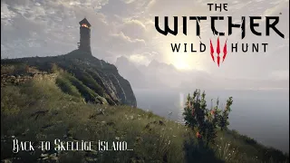 The Witcher 3. Back to Skellige island. Vivid beautiful harsh landscapes and music |4K