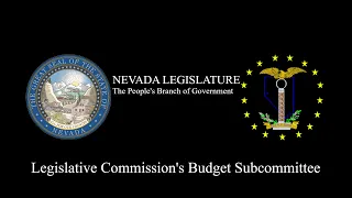 1/27/2021 - Legislative Commission's Budget Subcommittee
