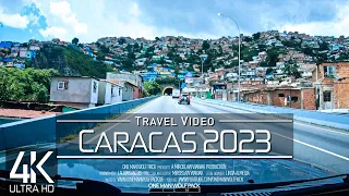 【4K 60fps】🇻🇪 1 ½ HOUR RELAXATION FILM: 🚗 «Driving in Caracas (Capital of Venezuela)» Ultra HD 📺 UHD