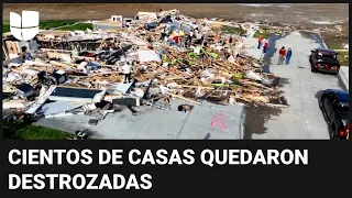 Las imágenes más impactantes que dejaron a su paso los devastadores tornados en Nebraska y Iowa