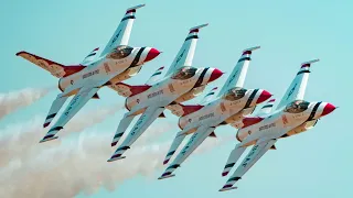 USAF Thunderbirds Winter Training at Edwards Air Force Base