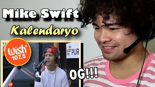 SINGER reacts to MIKE SWIFT - KALENDARYO at Wish 107.5 bus live | HONEST REACTION