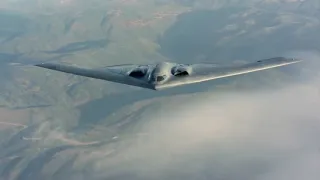 B-2 spirit Stealth bomber in action