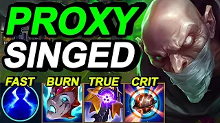 Wild Rift China Singed Top - New Meta ?? Insane Strategy - Challenger Singed Gameplay - Build Runes