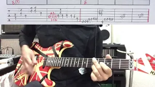 Oh! Pretty Woman/VAN HALEN⭐︎Guitar cover⭐︎手書きTAB付