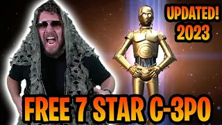 Unlocking C-3PO for FREE in 2023 | UPDATED Free to Play Low Gear Guide!