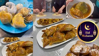 ВСТРЕЧАЮ ГОСТЕЙ 😍 EID MUBARAK 🌙 НАКРЫЛИ СКРОМНЫЙ СТОЛ 😋 ПОДГОТОВКА К ПРАЗДНИКУ 🥰 ГОТОВКА 🧑‍🍳.