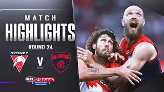 Sydney Swans v Melbourne Highlights | Round 24, 2023 | AFL