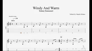 Windy And Warm Tab PDF - Tommy Emmanuel Cover  Guitar Pro Tab