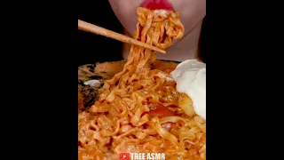 ASMR CHEESY CARBO FIRE NOODLES + 뿌링클 치즈볼 + 치즈스틱 먹방 BBURINKLE CHEESE BALL CHEESE STICKS MUKBANG