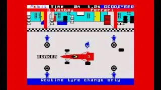 Pit Stop in Formula One - ZX Spectrum