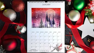 The New 2024 Lavinia Calendars by Jo Rice - A Lavinia Stamps Tutorial