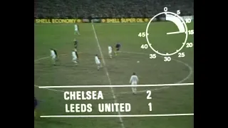 Chelsea FC vs  Leeds United 1969 - 1970