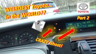 WEIRDEST Toyota in the WORLD?? (Part 2 - Flashing CEL, Clicking Dash & Display, Wonky TEMP Gauge)