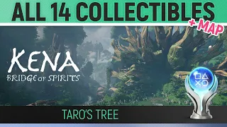 Kena: Bridge of Spirits - Taro's Tree - All 14 Collectibles 🏆 Rot, Shrine, Hat & Meditation Location