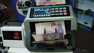 SM-0721 model mix cash counting machine with fake note detection #pakistan